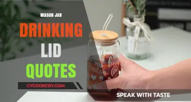 Creative Mason Jar Drinking Lid Quotes for Personalized Sips