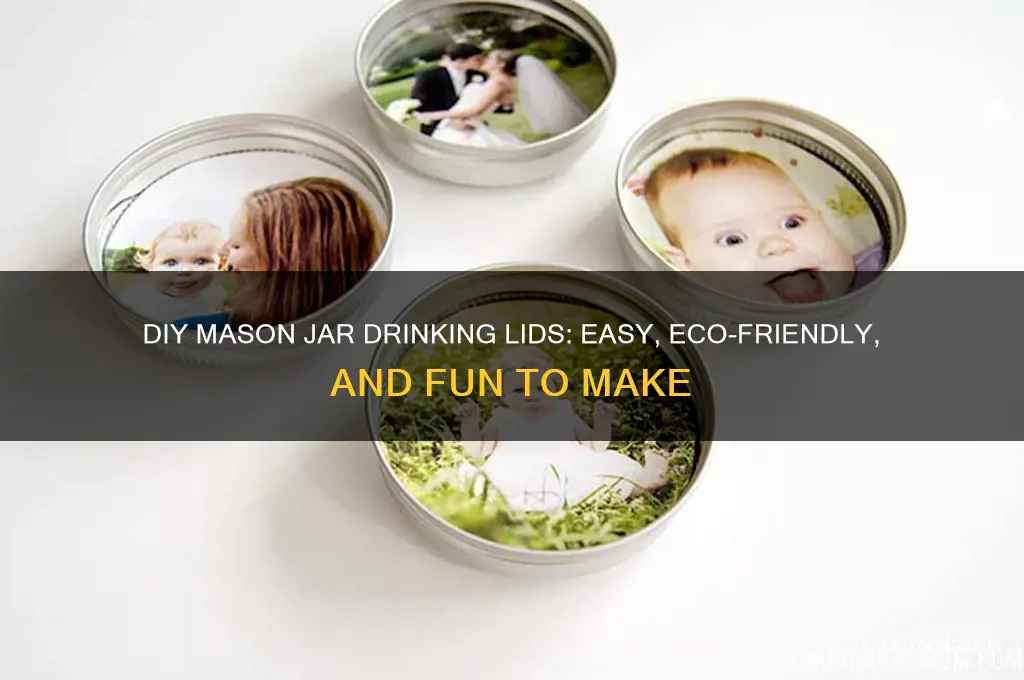 mason jar drinking lids diy