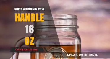 Stylish 16 oz Mason Jar Mugs with Handle for Everyday Use