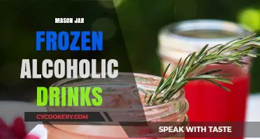 Chill & Sip: Easy Mason Jar Frozen Alcoholic Drinks Recipes