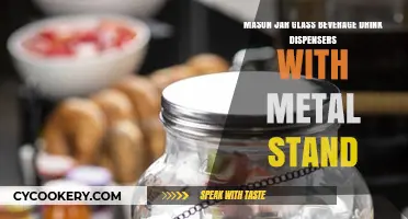 Elegant Mason Jar Dispensers: Metal Stand Beverage Solutions for Parties
