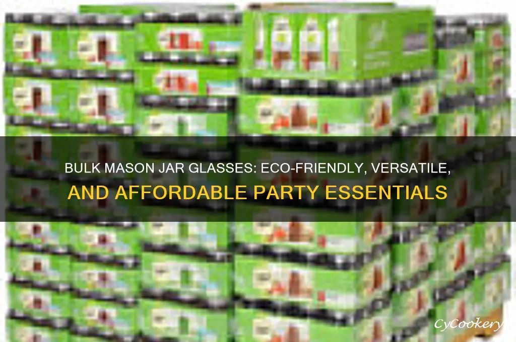 mason jar glasses bulk