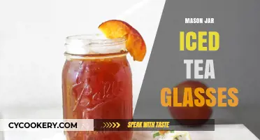Refreshing Sips: Mason Jar Iced Tea Glasses for Summer Fun
