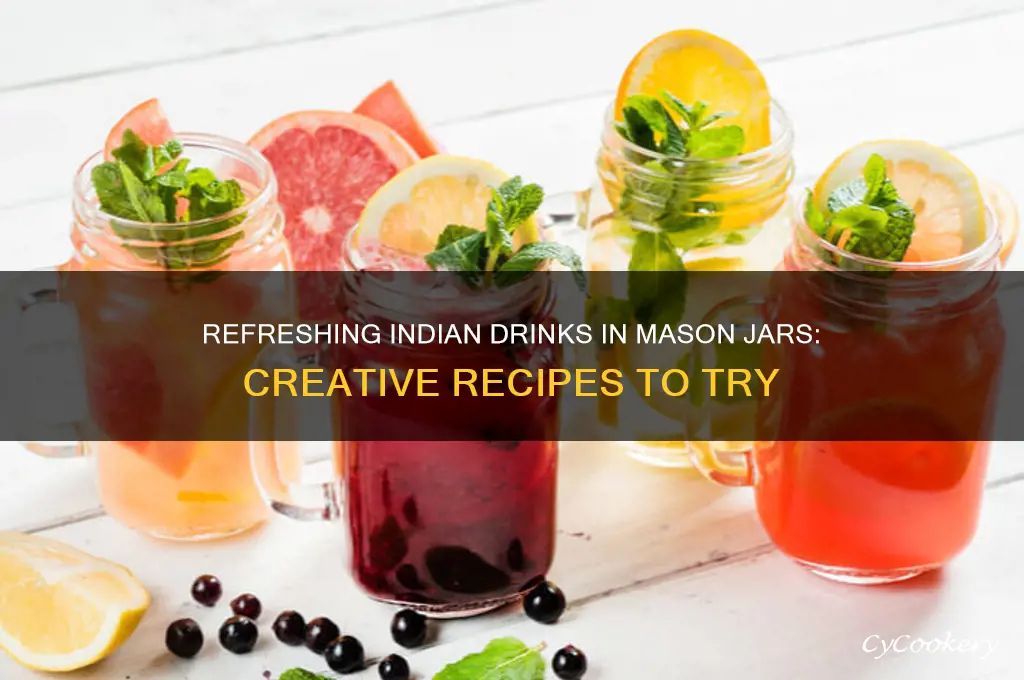 mason jar indian drink