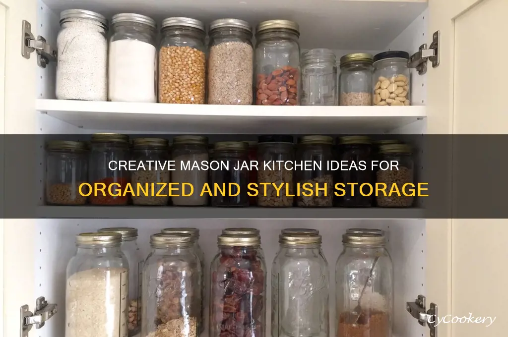mason jar kitchen
