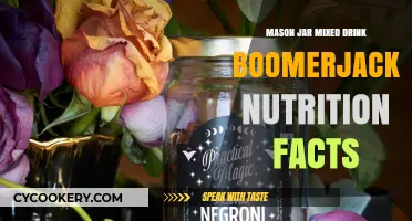 Mason Jar Mixed Drink Boomerjacks: Nutrition Facts Unveiled