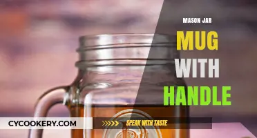 Stylish Mason Jar Mug with Handle: Perfect for Hot & Cold Drinks