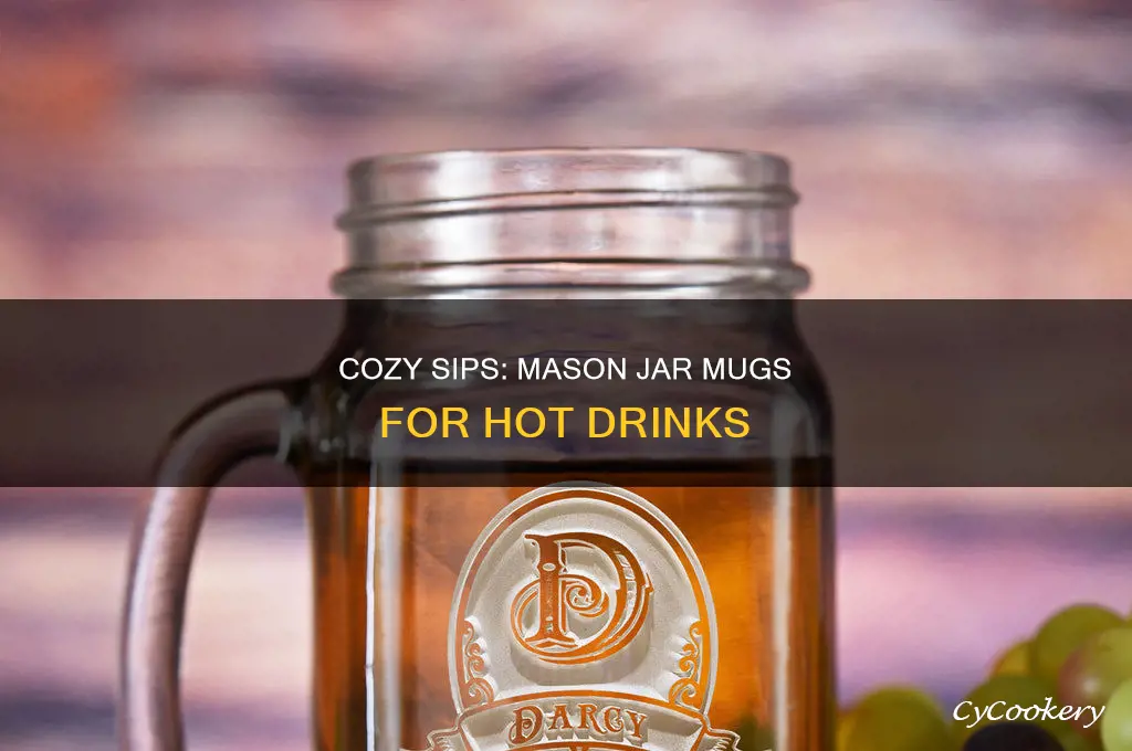 mason jar mugs for hot drinks