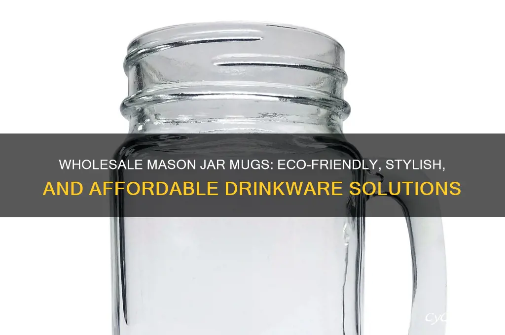 mason jar mugs wholesale