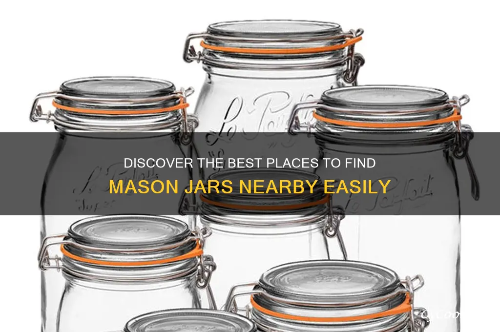 mason jar nearby