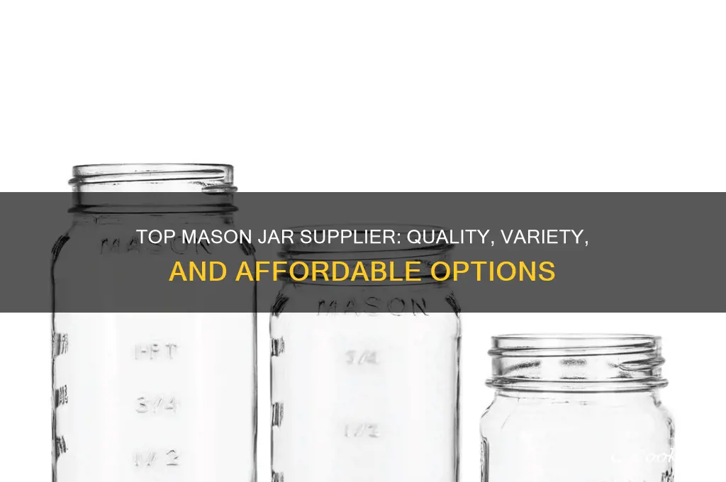 mason jar supplier