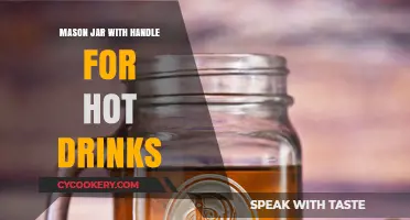 Cozy Sips: Mason Jar Mug with Handle for Hot Drinks