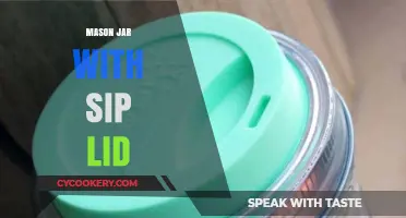 Eco-Friendly Mason Jar Sip Lid: Perfect for On-the-Go Beverages