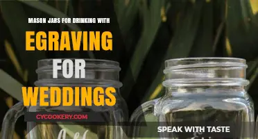 Personalized Engraved Mason Jars: Perfect Wedding Favors for Guests