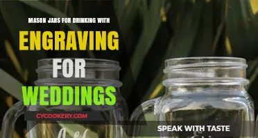 Custom Engraved Mason Jars: Perfect Wedding Favors for Guests