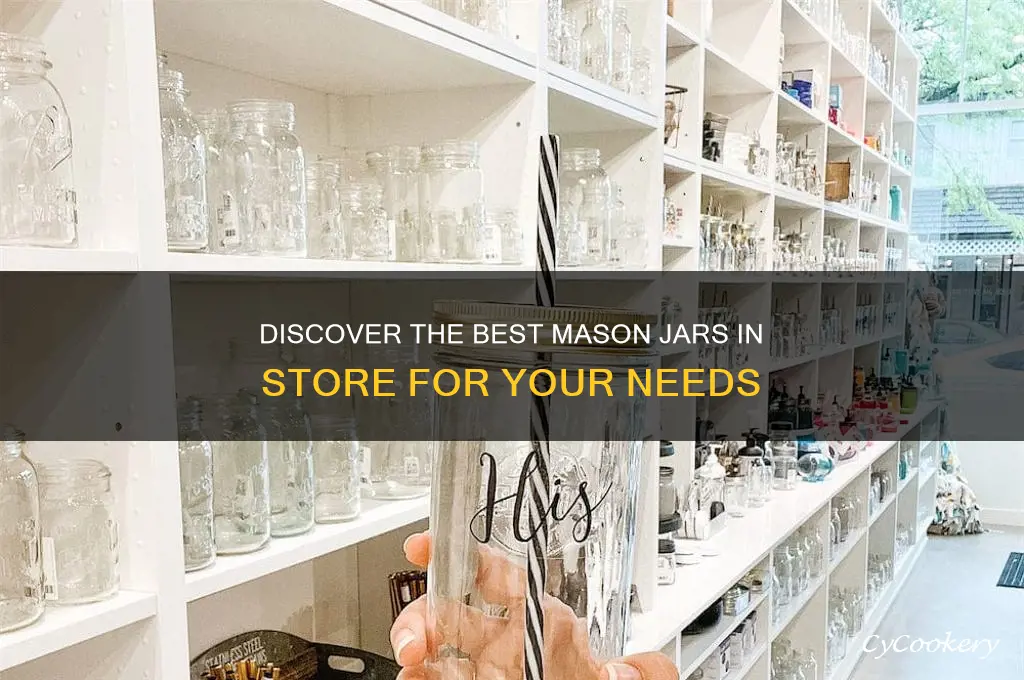 mason jars in store