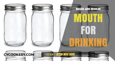Regular Mouth Mason Jars: Perfect for Drinking and Everyday Use