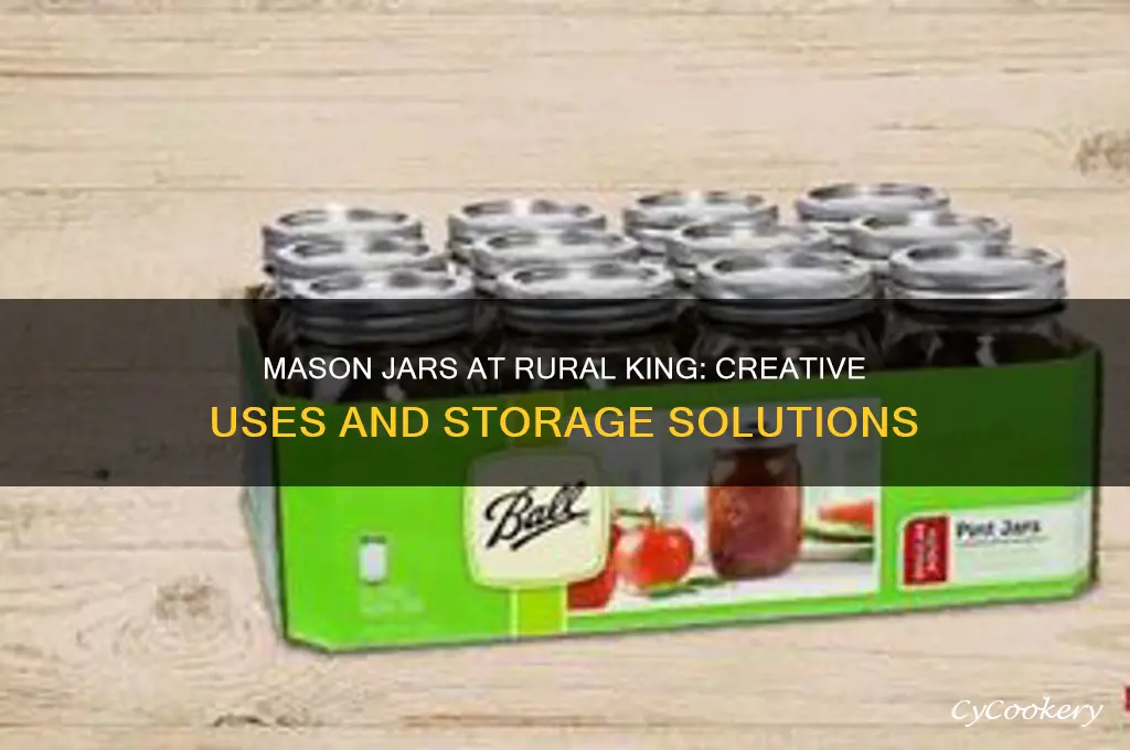 mason jars rural king