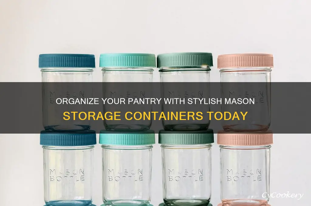 mason storage containers