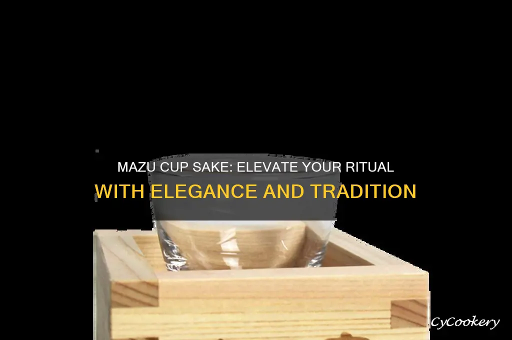 mazu cup sake