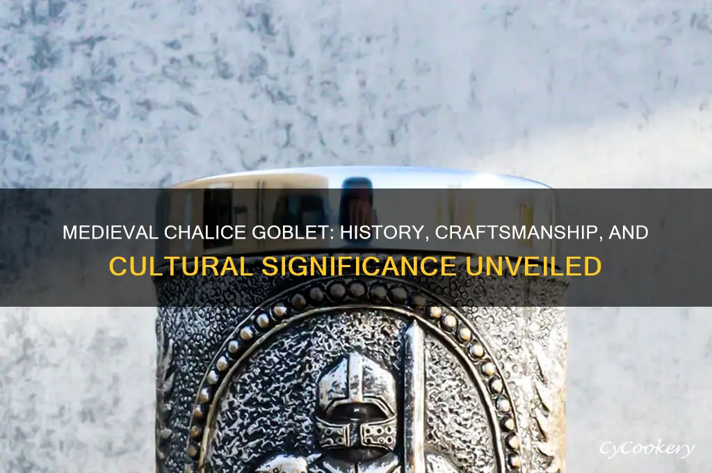 medieval chalice goblet