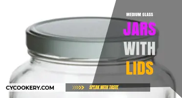 Versatile Medium Glass Jars with Lids for Storage and Organization