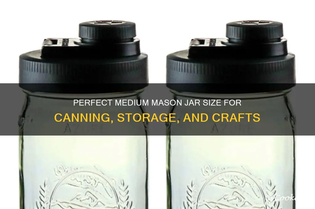 medium mason jar size