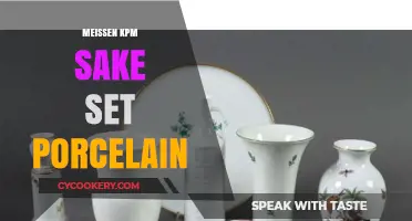 Elegant Meissen KPM Sake Set: Exquisite Porcelain Craftsmanship Unveiled