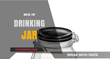 Elevate Your Sips: The Charm of Metal Top Drinking Jars