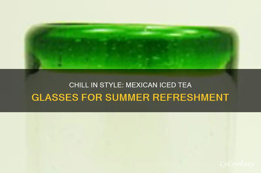 mexican iced tea glasses