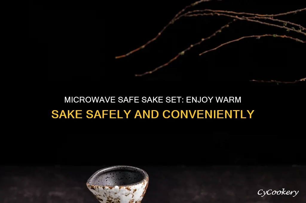 microwave safe sake set