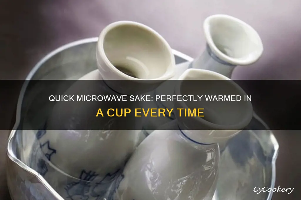 microwave sake with cup