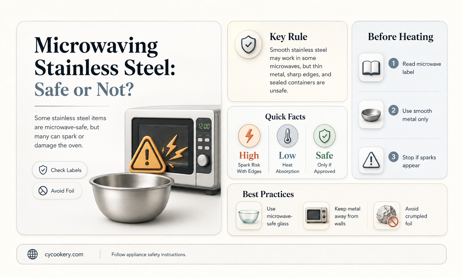 are commercial stainless pans and 1 6 pins microwave safe
