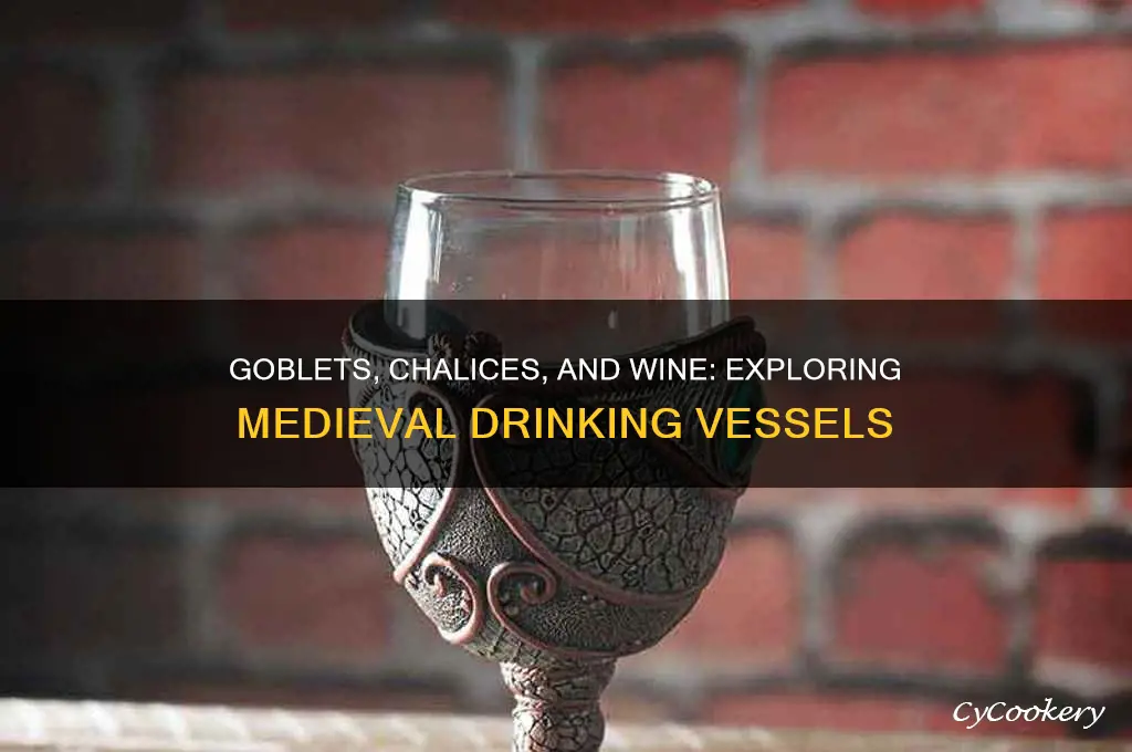 midieval times goblet of wine or chalice