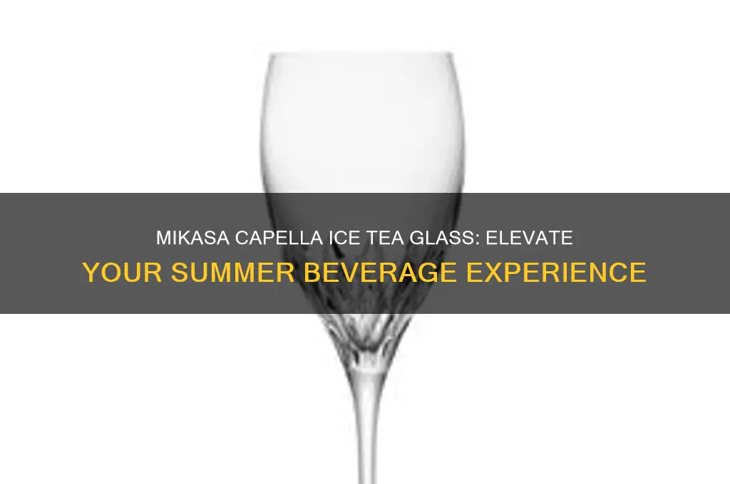 mikasa capella ice tea glass