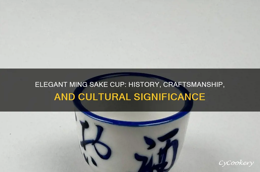 ming sake cup
