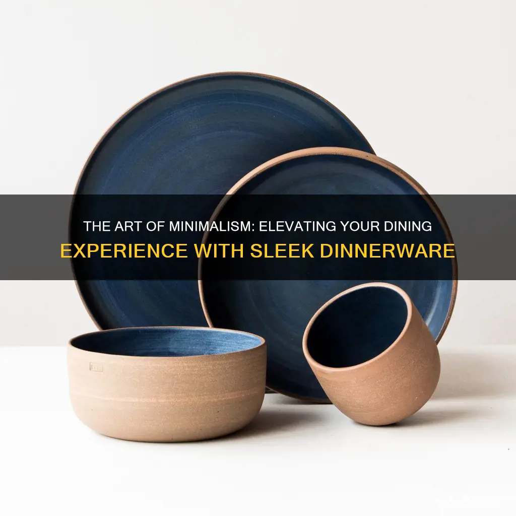 minimalist dinnerware set