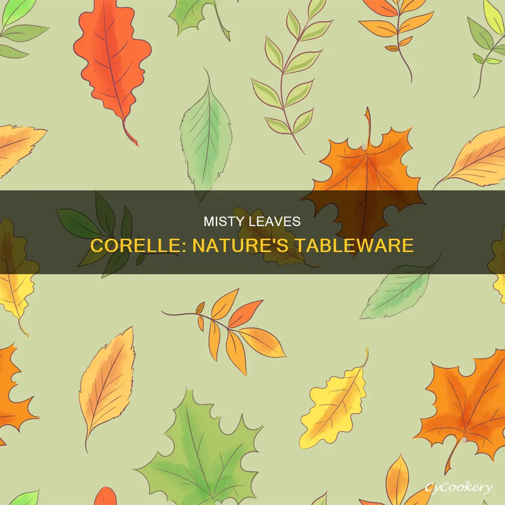 misty leaves corelle