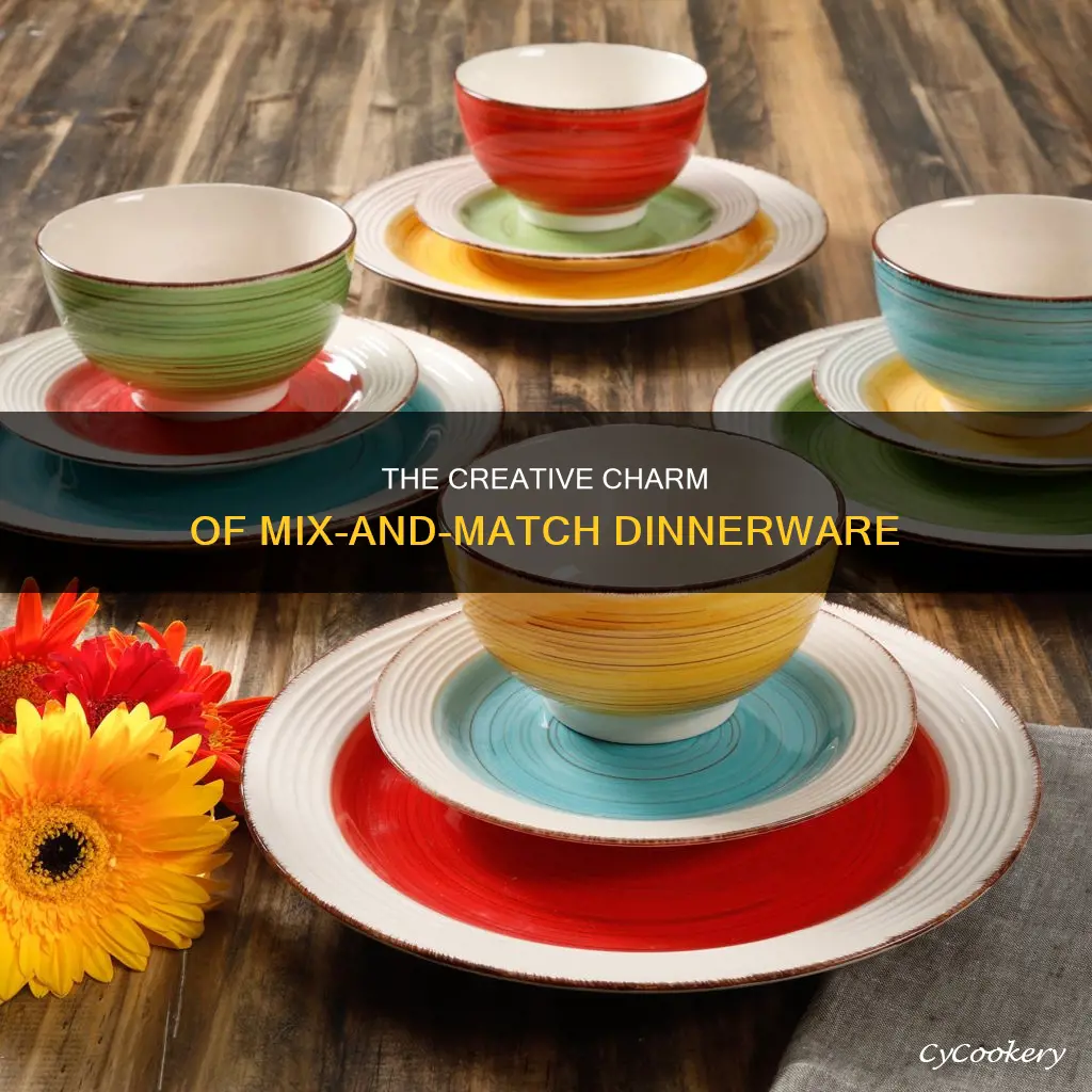 mix and match dinnerware sets