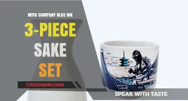 Miya Company's Blue Ink 3-Piece Sake Set: A Stylish Japanese Experience