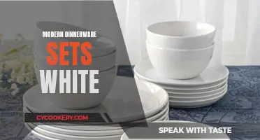 Elegant Simplicity: Elevating Dinnerware with Modern White Sets