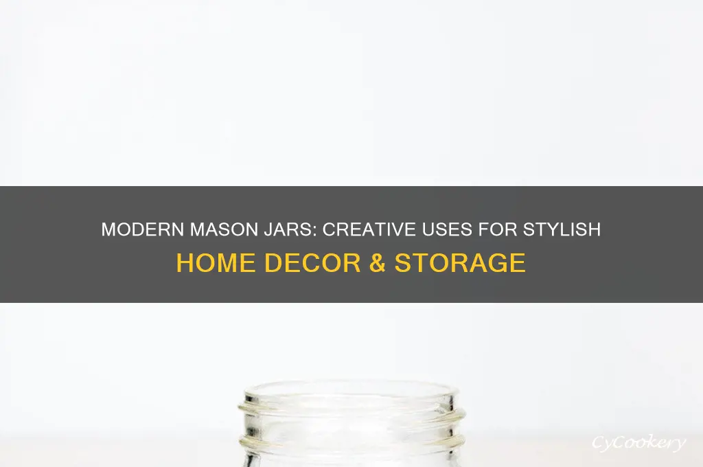 modern mason jars