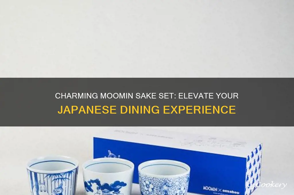 moomin sake set