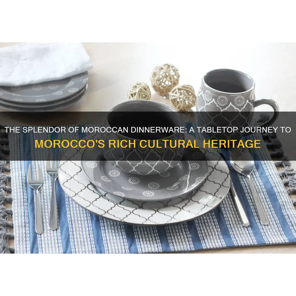 moroccan dinnerware set