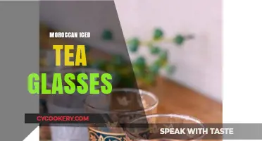 Elegant Moroccan Iced Tea Glasses: A Stylish Sip of Tradition