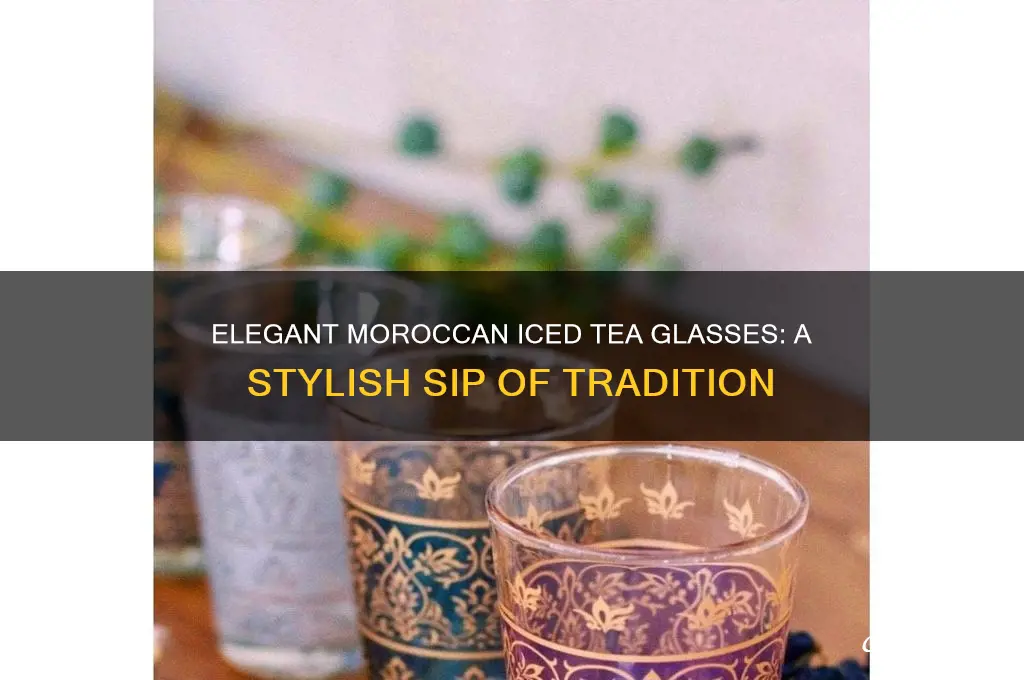 moroccan iced tea glasses