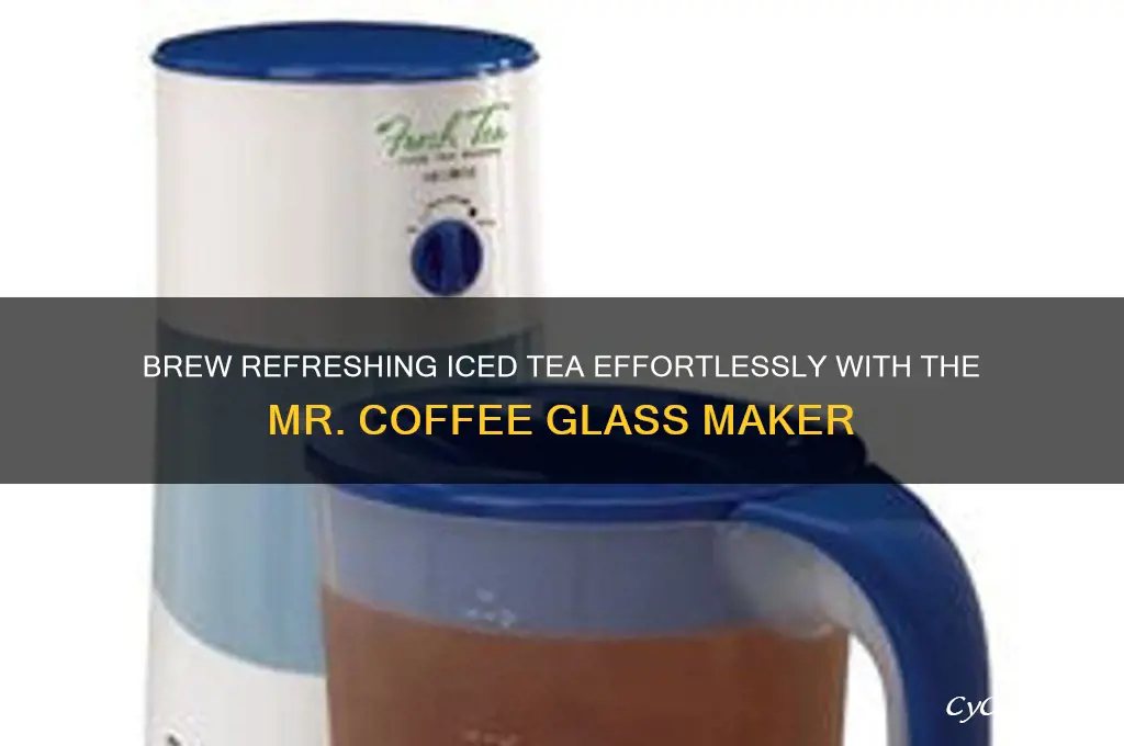 mr coffee glass iced tea maker