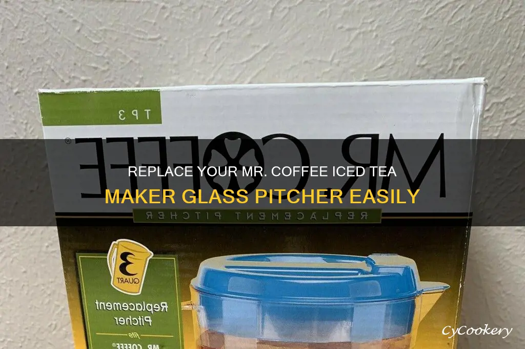 mr coffee iced tea maker replacement glass pitcher