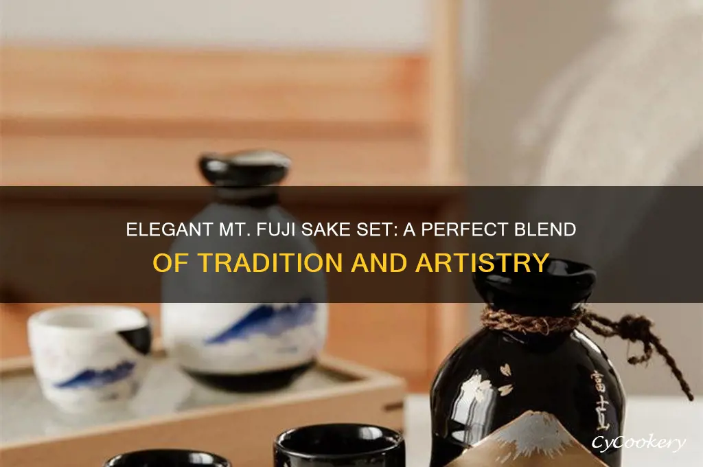 mt fuji sake set