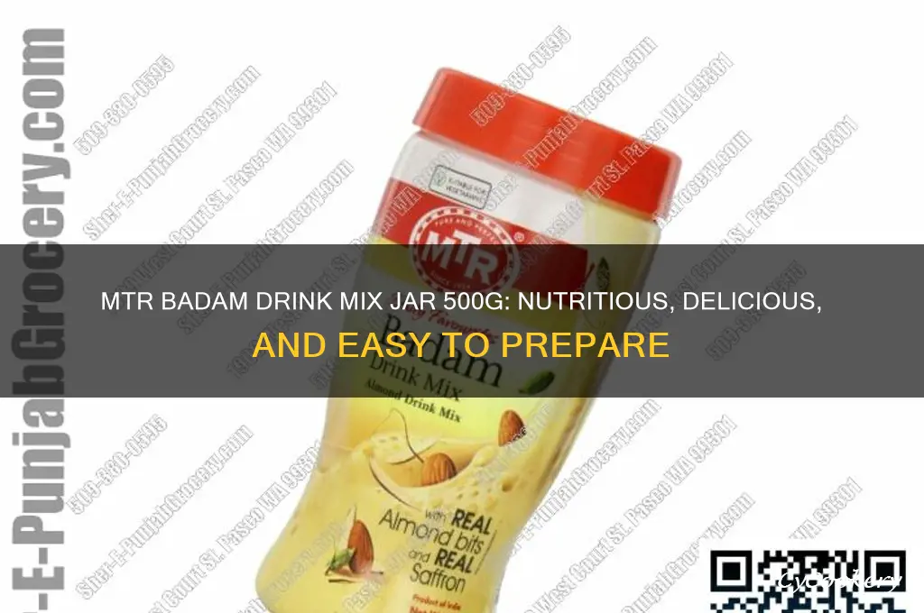 mtr badam drink mix jar 500g